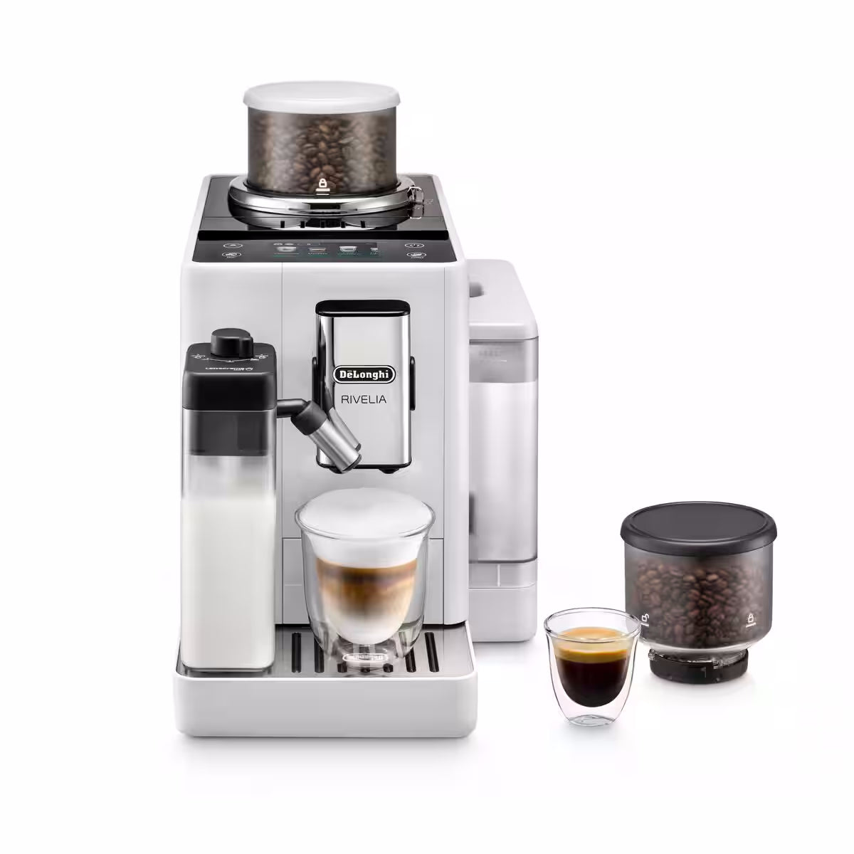 DeLonghi Rivelia Super-Automatic Espresso Machine White