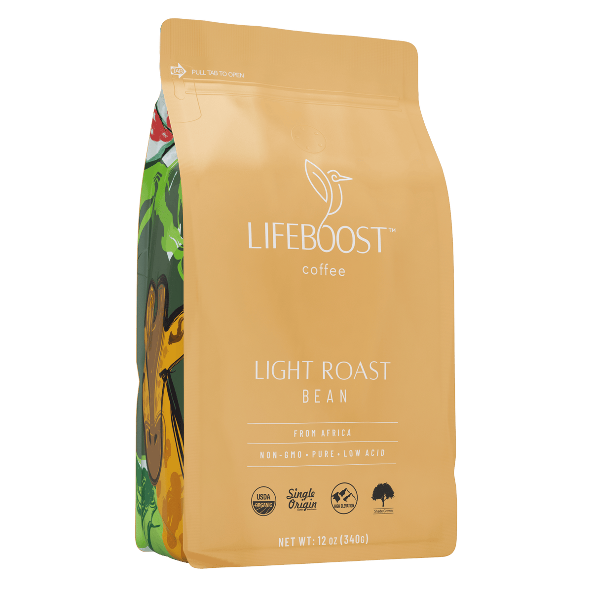 Lifeboost Africa Light Whole Bean 1