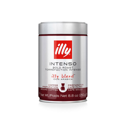 illy Ground Drip Intenso Coffee - Dark Roast 