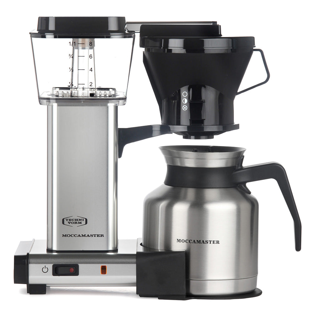 Moccamaster KBTS Thermal Carafe Coffee Maker Polished Silver
