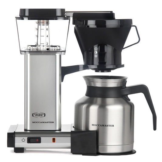 Moccamaster KBTS Thermal Carafe Coffee Maker Polished Silver