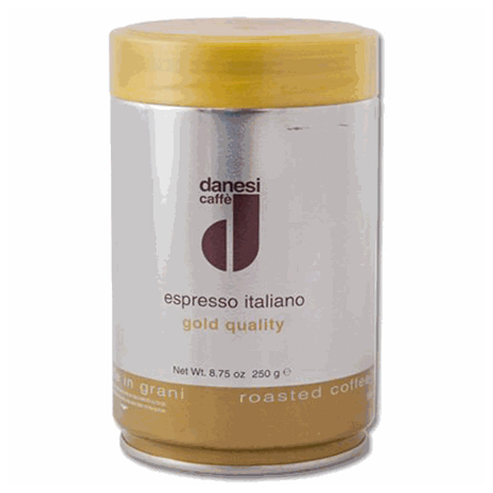 Danesi Caffe Espresso Gold Ground Coffee in Tins 