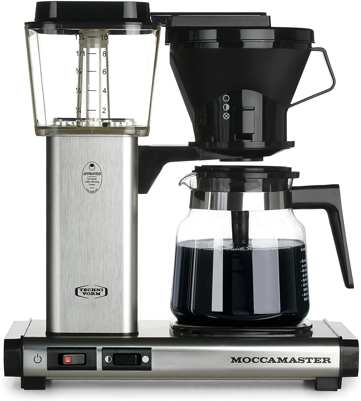 Moccamaster KB Glass Carafe Coffee Maker Brushed Silver