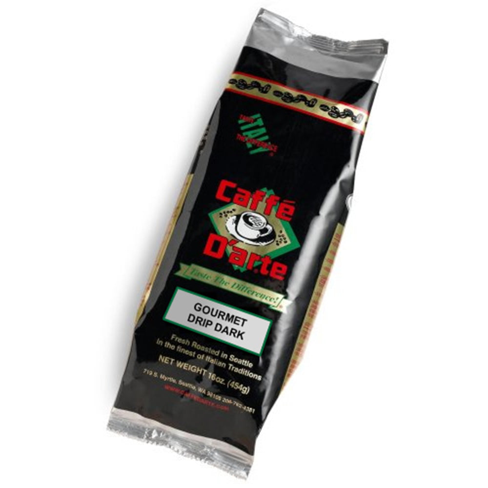 Caffé D’arte Gourmet Drip Decaf Ground Coffee 