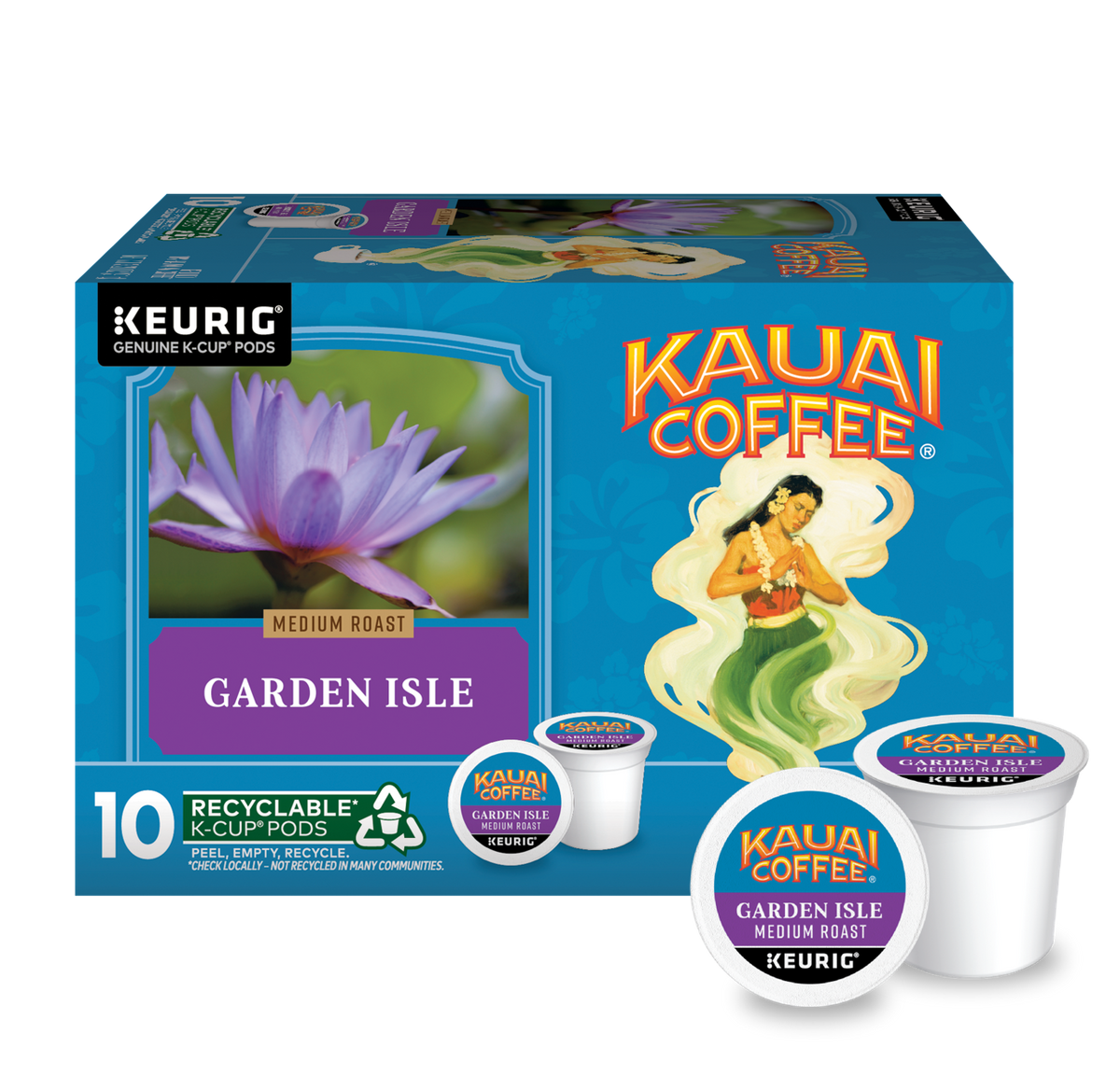 Garden Isle Keurig® K-Cup® Pods - Medium Roast 10 ct Carton