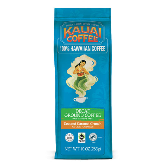 Swiss Water Decaf - Coconut Caramel Crunch - Medium - 100% Hawaiian 10 oz