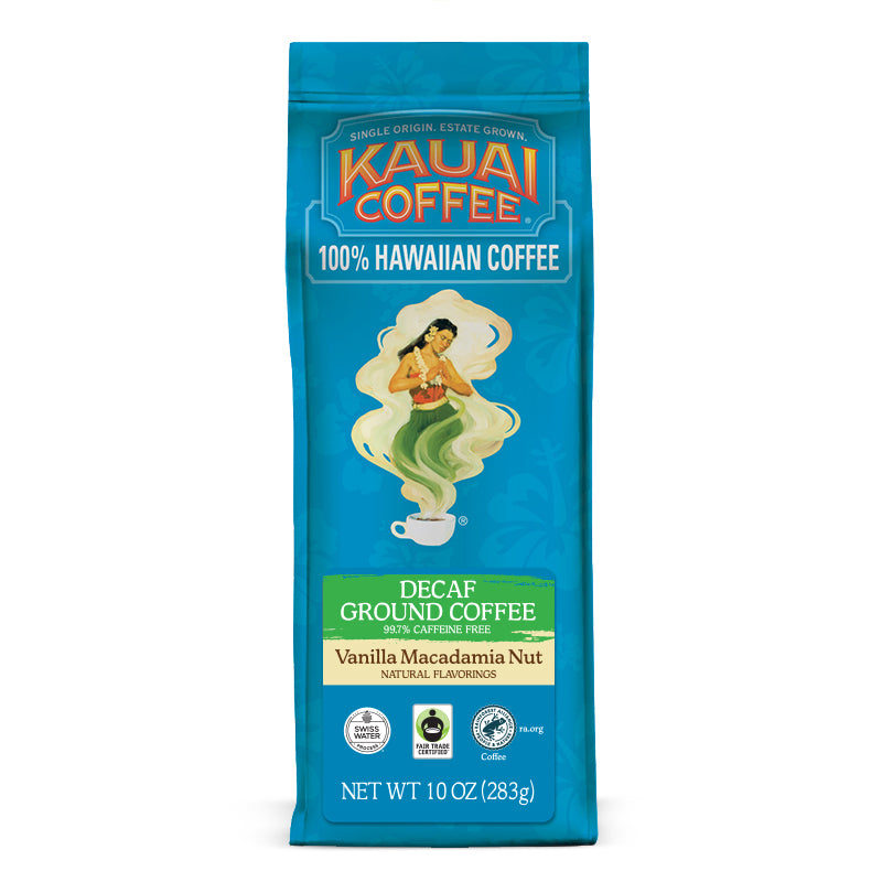 Swiss Water Decaf - Vanilla Macadamia Nut - Medium - 100% Hawaiian 