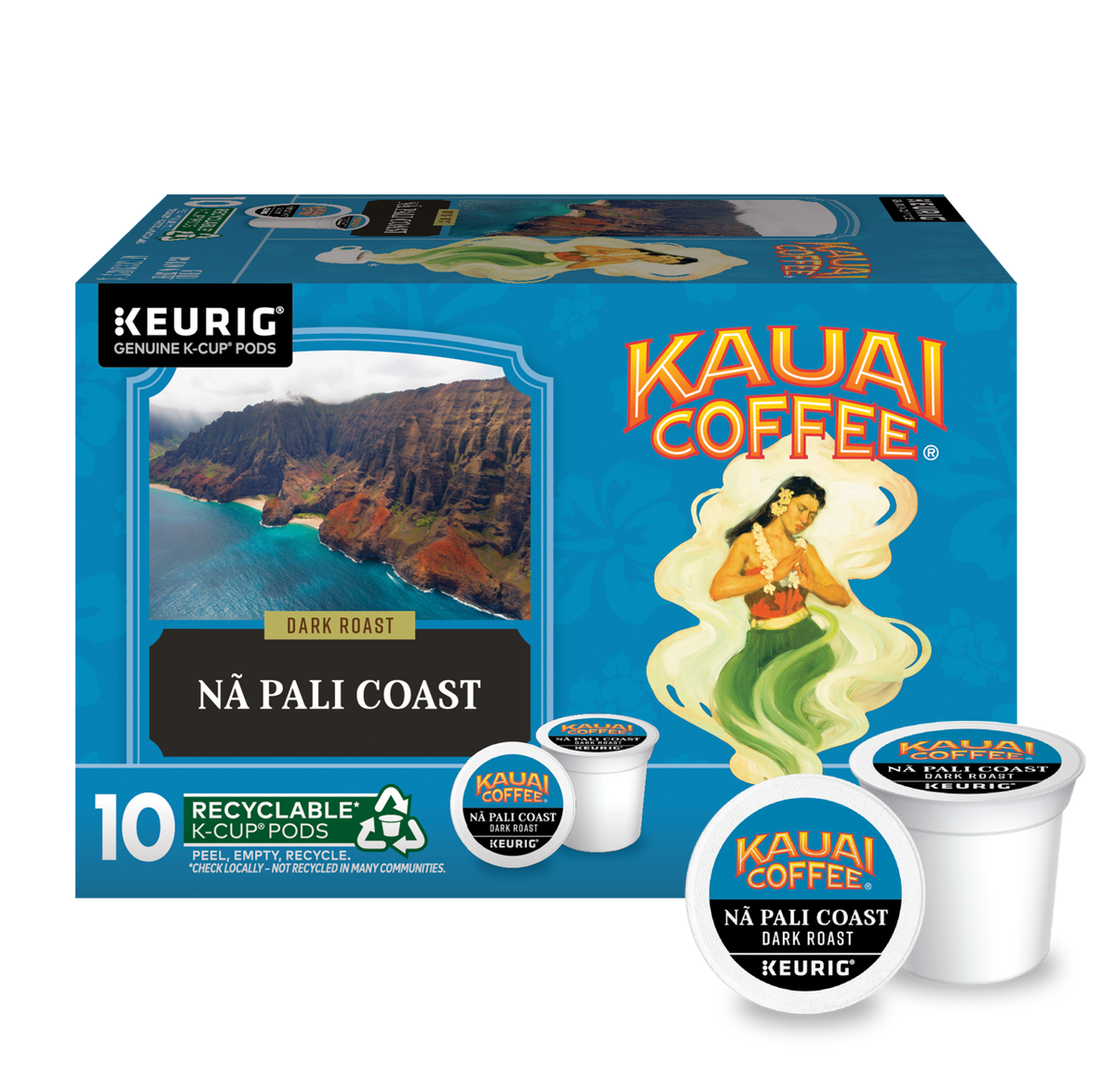NaPali Coast Keurig® K-Cup® Pods - Dark Roast 10 ct Carton